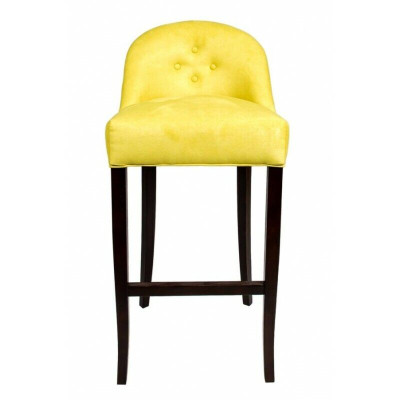 Yellow Chesterfield Bar Stool Modern Single Seater Luxury Lounge Furniture