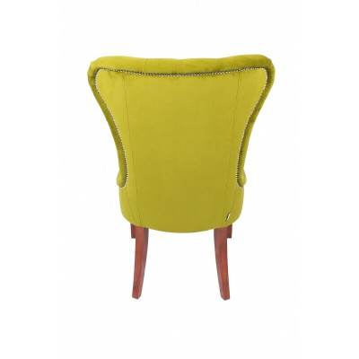 Classic r Chesterfield Green Chair Armchair Upholstery Textile Armchair Chairs Fabric