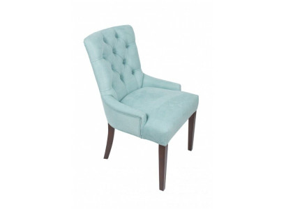 Classic r Chesterfield Blue er Chair Upholstery Armchair Textile Recliner