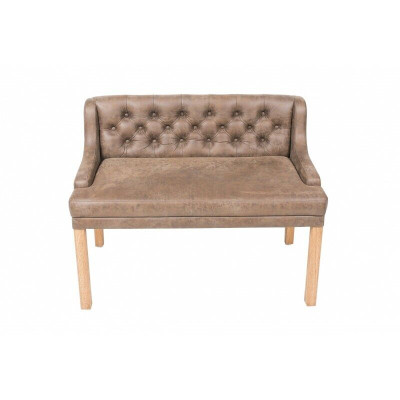 Chesterfield Stool Textile Seat Benches Restaurant Fabric Shop Sofa Leather