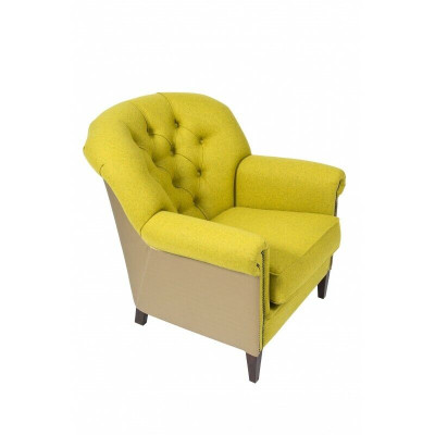 Wing Chair Armchair TV Chair Upholstery Sofa 1 Seater Relax Chesterfield