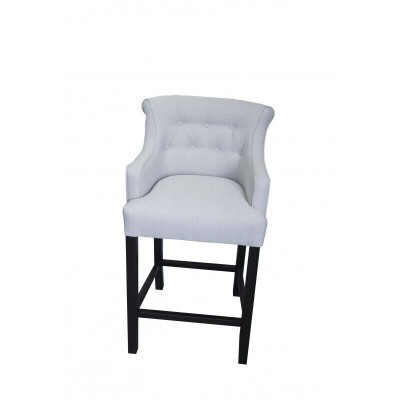 Designer x4 Gray Chesterfield Bar Stools Designer Chair Set Upholstery Recliners