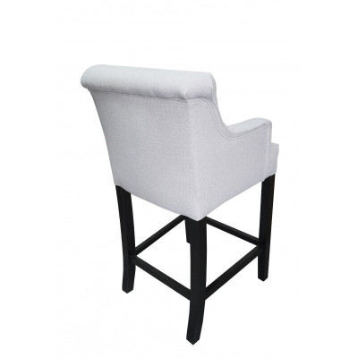 Designer x4 Gray Chesterfield Bar Stools Designer Chair Set Upholstery Recliners