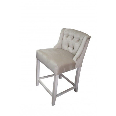 Taupe Chesterfield Bar Stools Designer Bar Chairs Set of 6 Chairs