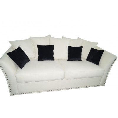 Classic Design Couch Upholstery Sofa Three Seater Fabric Couches Sofas 3 Seater