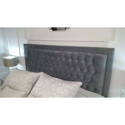 Chesterfield Bed Upholstery Double Hotel Decorative Beds Bedroom 140x200cm