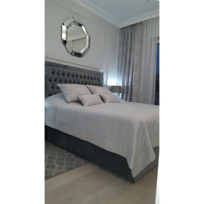 Chesterfield Bed Upholstery Double Hotel Decorative Beds Bedroom 140x200cm
