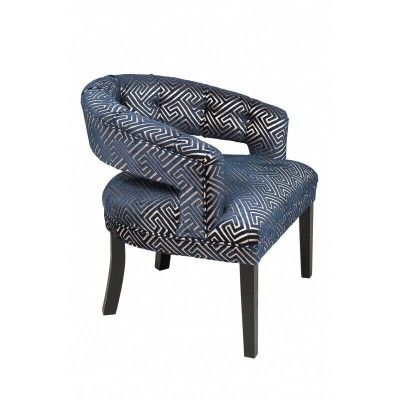 Design Chesterfield Chairs Suite Chair Textile Upholstery Hotel Group 4x Set