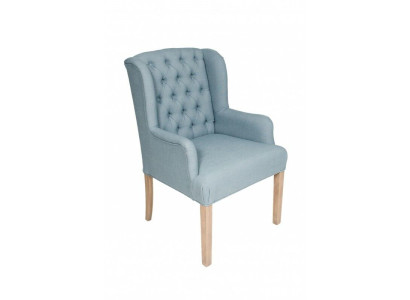 Chesterfield HellBlue e Chairs Stylish Armchair Hotel Furnishings Upholstery Chair Set of 6