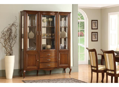 High-quality Display case Wardrobe Wood Glass Showcases Classic Italian Furniture new
