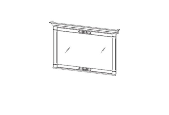 Mirror Wooden Frame Large Wall mirror Classic r Designer Mirror - Model FL-L2