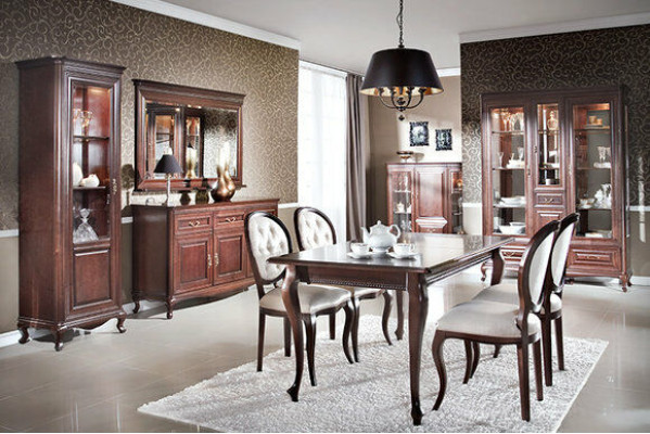 Classic r White -Brown Chair Designer Wooden Chair Dining room chair King chair