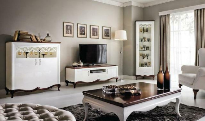 Living room Wardrobe Classic Display case showcase cabinet showcases MI-1/2