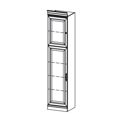 Classic Cabinets Wardrobe Wall Unit Shelf Display case Bookcase Model BA-8