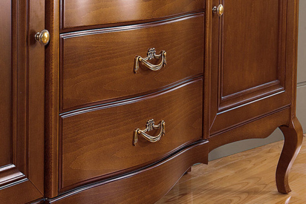 Real wood Chest of drawers side cabinet Classic Bar Rustic Country House PR-KB 1-2 L,R