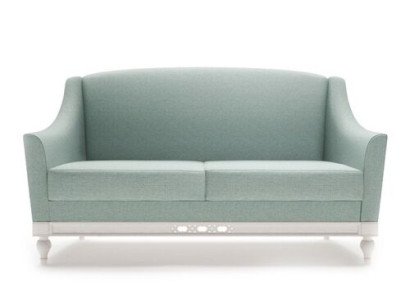 Chippendale Sofa 2 Seater Country House Fabric Sofa with Wood Designer Suite FL-2Siz