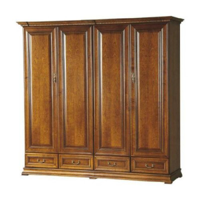 Classic Wood Cabinets Wardrobe Wall Unit Italian Furniture Clothes