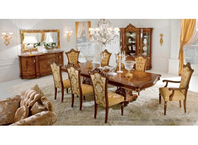 Suite Dining room Dining table Chair Display case Chest of drawers Mirror Set 12pcs