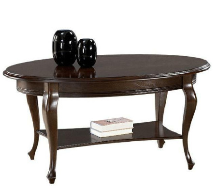 Round stool stool leather ottoman with table serving table 2-piece set Suite Verona