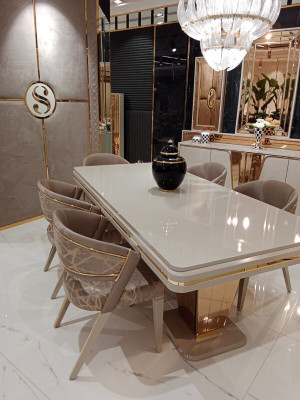Luxurious 6x Chairs Clear lines and elegance complement any interior