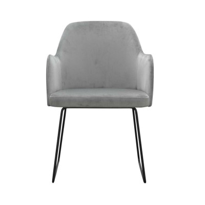 Modern Recliner Chairs Group 6 Chairs Set Gray Upholstery Armrest Design