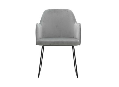 Modern Recliner Chairs Group 6 Chairs Set Gray Upholstery Armrest Design