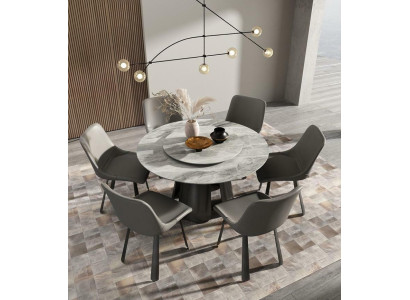 Chair Set Group Chairs Hotel Upholstery Suite 6x Groups stainless steel Armchair