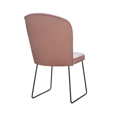Chair 4x Dining room Upholstered Chair Lounge Textile Seat Armchair Set new Club TV