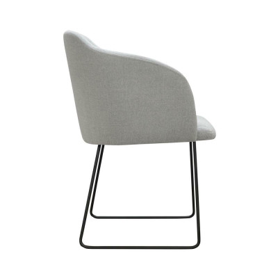 Chair 4x Dining room TV Lounge Club Textile Seat Armchair Set new