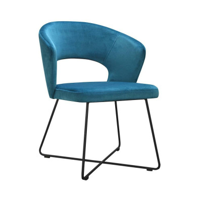 Chair 4x Dining room Upholstered Chair TV Lounge Club Seat Textile Armchair Set