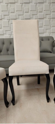 Designer 3x Chairs Dining room Chair Kitchen chair luxury Chairs Wood White Immediately