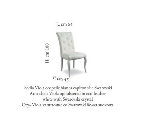 Chair White Design Classic Dining room chair Wood Dining room Style MOBILPIULUXURY