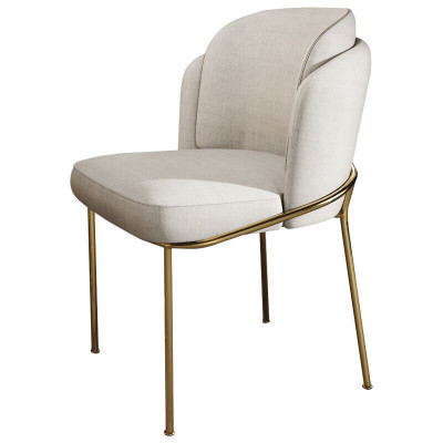 Dining Room 1x Chair Chairs Upholstery Textile Modern Designer Lehn Seat Armchair