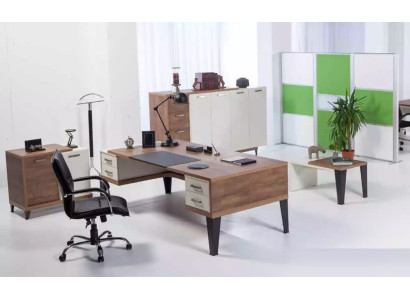 Modern office set Desk Coffee table Filing cabinet Chest of drawers 4 pieces.