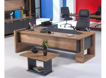 Office Corner desk Furniture Desk Furnishings Wooden table Boss table