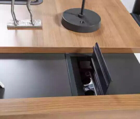 Office Corner desk Furniture Desk Furnishings Wooden table Boss table