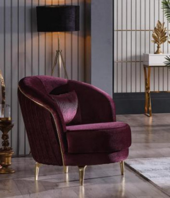 Modern Armchair Designer Seat Upholstery Fabric Textile Furniture Living room furniture