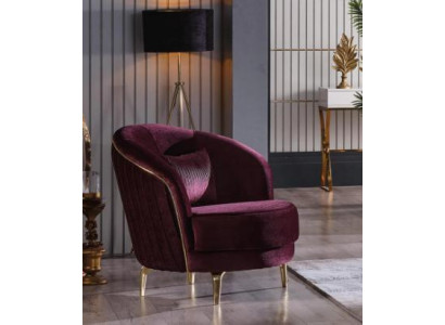 Modern Armchair Designer Seat Upholstery Fabric Textile Furniture Living room furniture