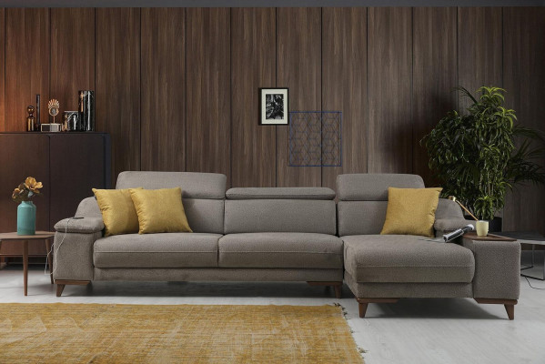 Sofa Couch Corner sofa L-shape Upholstery Modern Living room Relax Seat Luxury Furniture
