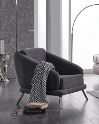 Armchair Textile Modern Furniture Designer Seat Living room Upholstered armchair 84x79x91