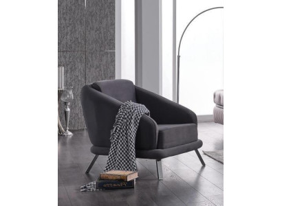 Armchair Textile Modern Furniture Designer Seat Living room Upholstered armchair 84x79x91