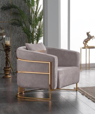 Luxury Armchair Living room Upholstered Chair new Modern Seat Upholstery Textile Furniture