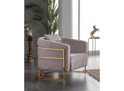 Luxury Armchair Living room Upholstered Chair new Modern Seat Upholstery Textile Furniture