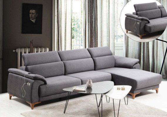 Corner sofa L-shape Modern Living room Sofa Couch Upholstered furniture Luxury Design