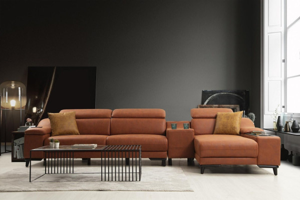 Luxury Corner sofa L-shape Sofa Couch Design Upholstery Modern Textile Living room new