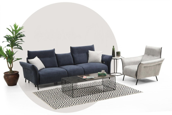 Sofa set Luxury Three Seater Sofa Upholstery Armchair Living room Couch new