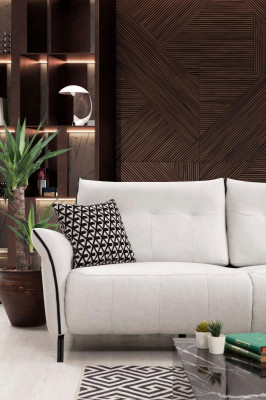 Living room Sofa L-shape Modern Design Textile Fabric Luxury Couch Upholstered furniture