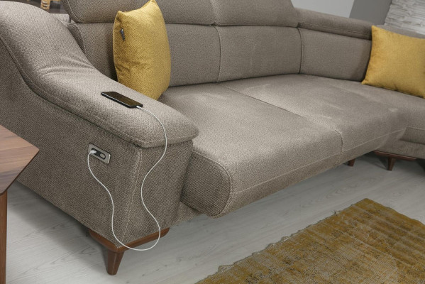 Sofa U-shape Living room Corner sofa Upholstered furniture Modern Upholstery Textile Design