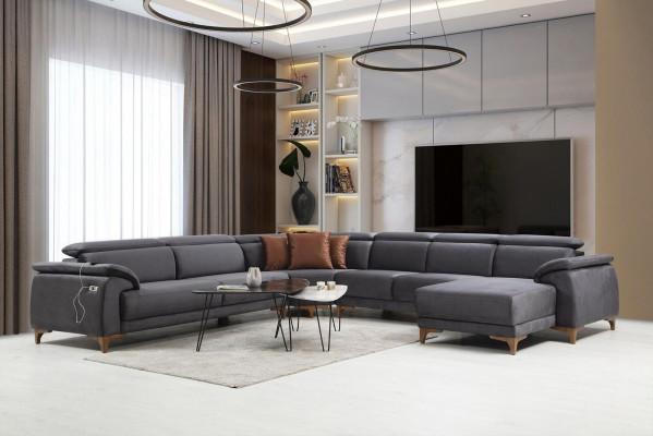 Living room Corner sofa U-shape Upholstered furniture Sofa Couch Modern Furniture Design
