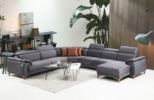 Living room Corner sofa U-shape Upholstered furniture Sofa Couch Modern Furniture Design